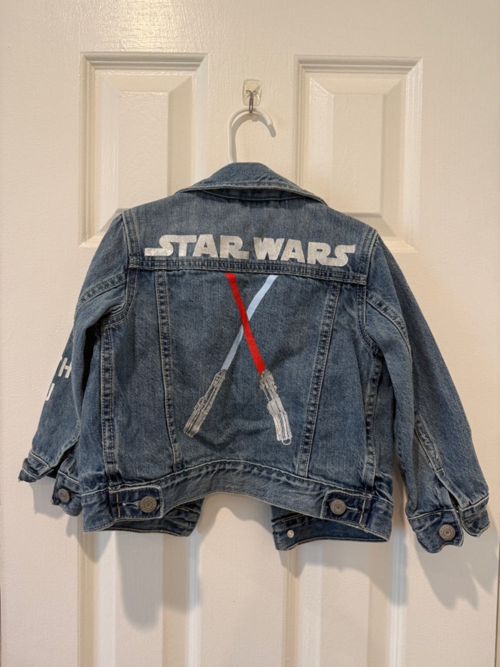 EUC GAP x Star Wars Denim Jacket, Size 4T